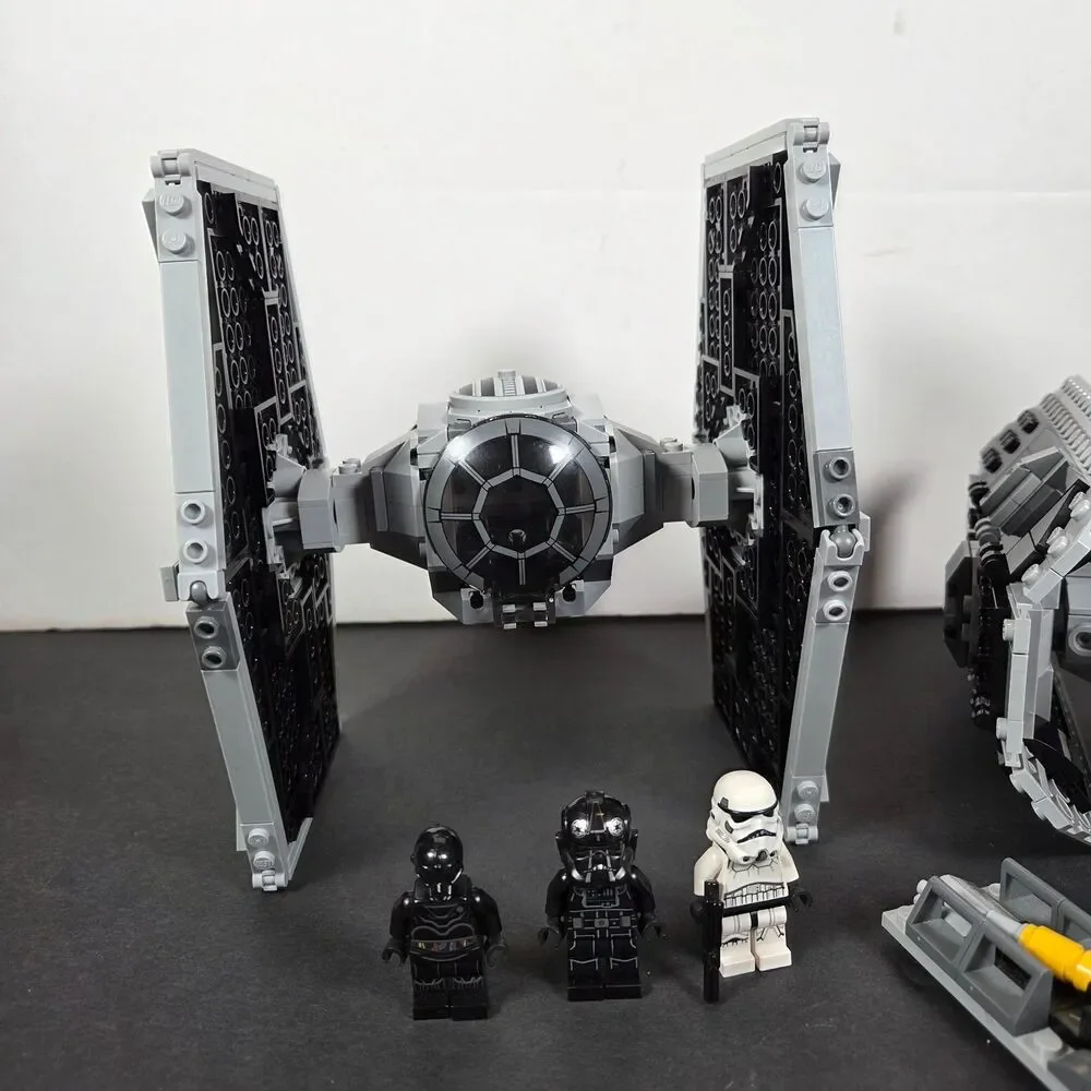LEGO Star Wars Tie Bomber 75347 & Imperial Tie Fighter 75300 100% Complete